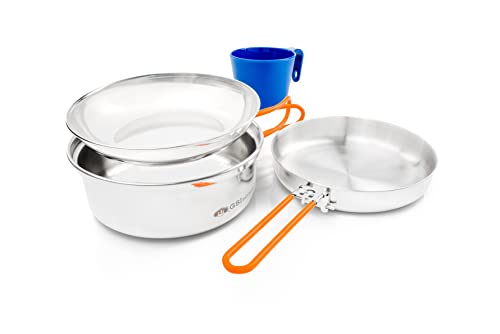 GSI OUTDOORS Glacier Edelstahl 1 Person Mess Küchenutensilien-Set für Erwachsene, Unisex, Mehrfarbig, Einheitsgröße GSI OUTDOORS Glacier Edelstahl 1 Person Mess Küchenutensilien-Set für Erwachsene, Unisex, Mehrfarbig, Einheitsgröße von GSI Outdoors