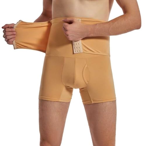 GSJDKN Herren Shapewear Bauchweg Taillenformer Formende Shorts Hohe Taille Unterwäsche Schlankmachender Body Shaper Kompressions- Boxershorts GSJDKN Herren Shapewear Bauchweg Taillenformer Formende Shorts Hohe Taille Unterwäsche Schlankmachender Body Shaper Kompressions- Boxershorts von GSJDKN