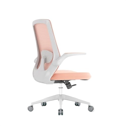 Arbeitsstuhl aus Netzgewebe, hohe Rückenlehne, Computerstuhl für Zuhause, Arbeitszimmer, Drehsitz, verstellbare Armlehnen und ergonomisches Design, Bürostuhl mit dickem Kissen, Schreibtischstühle, von GSKDBCC