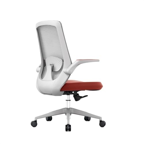 Arbeitsstuhl aus Netzgewebe, hohe Rückenlehne, Computerstuhl für Zuhause, Arbeitszimmer, Drehsitz, verstellbare Armlehnen und ergonomisches Design, Bürostuhl mit dickem Kissen, Schreibtischstühle, von GSKDBCC