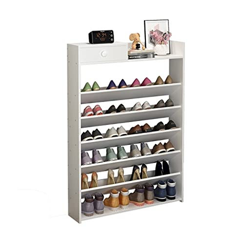 GSKDBCC Schuhregal Wirtschaftlicher Haushaltsschuhschrank Mehrschichtiges einfaches Schuhregal Schlafzimmerkorridor-Lagerregal Schuhregal-Organizer Um das Glück zu verfolgen Chaser of Light von GSKDBCC