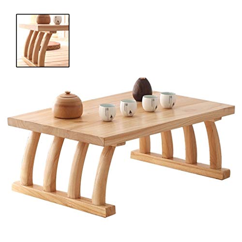 Tische Kang-Tisch für den Haushalt, Bodentisch für Schlafzimmerbalkon, Tatami-Tisch, kleiner Couchtisch im Stil von Massivholz, Teetisch, Zen-Erkerfenstertisch, einfacher niedriger Tisch (Farbe: von GSKDBCC