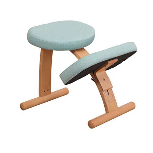 GSKXHDD Kniender, multifunktionaler ergonomischer Kniestuhl, Lern-Kipp-Balance-Sitz aus Holz, verbessert und korrigiert die Körperhaltung, Kniestuhl, Haltungsstuhl Independence von GSKXHDD