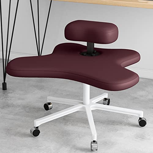 GSKXHDD Kniestuhl, ergonomischer Sitz, fünf Zinken mit Rollenstützbeinen, höhenverstellbarer Hocker zur Verbesserung und Korrektur der Körperhaltung, geeignet für den Einsatz im Heimbüro, mehrere von GSKXHDD