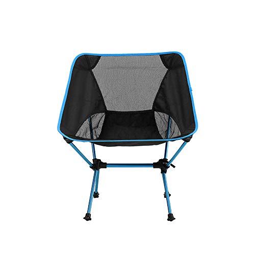Tragbarer Campingstuhl, ultraleichter Gartenstuhl, klappbarer Angelstuhl – strapazierfähig, 150 kg belastbar, kompakt, tragbarer Outdoor-Stuhl mit Tragetasche für Outdoor-Aktivitäten und Entspannung von GSKXHDD