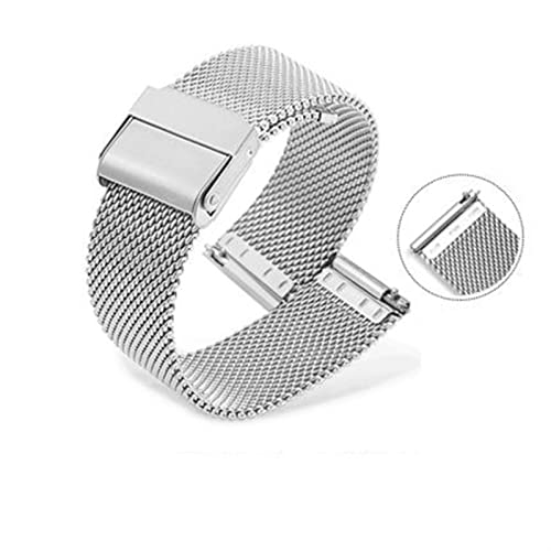 GSZCCZS 18mm 19mm 20mm 21mm 22mm 23mm 24mm Neues schwarzes Milanese Edelstahl-Uhrenarmband aus Metall mit Schnellverschluss-Pin GSZCCZS 18mm 19mm 20mm 21mm 22mm 23mm 24mm Neues schwarzes Milanese Edelstahl-Uhrenarmband aus Metall mit Schnellverschluss-Pin von GSZCCZS