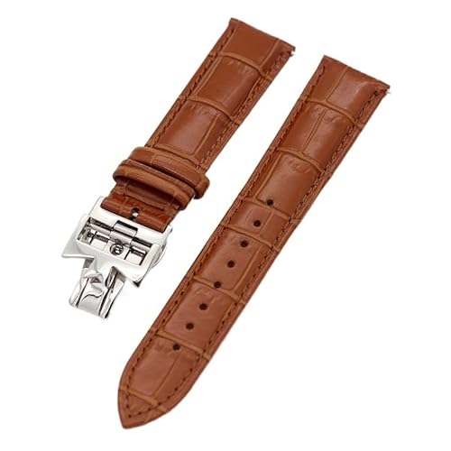 GSZCCZS 19 mm 20 mm 22 mm doppelseitige Uhrenarmbänder aus Rindsleder für Vacheron VC-Uhrenarmband Constantin für Männer und Frauen Rindslederarmbänder von GSZCCZS