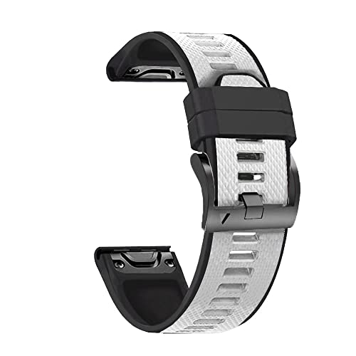 GSZCCZS 22mm Armband für Fenix ​​5 Plus 6 Pro Forerunner 935 945 Approach S60 Silikonband Uhr Easyfit Handgelenk Armband von GSZCCZS