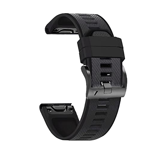 GSZCCZS 22mm Armband für Fenix ​​5 Plus 6 Pro Forerunner 935 945 Approach S60 Silikonband Uhr Easyfit Handgelenk Armband von GSZCCZS