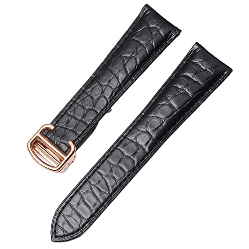 GSZCCZS Alligator-Uhrenarmband aus echtem Leder für Solo Tank London Calibo, Lederarmband für Herren und Damen, 16 mm, 18 mm, 20 mm, 22 mm von GSZCCZS