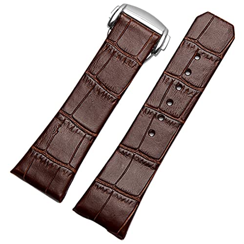 GSZCCZS Echtleder-Uhrenarmband für Omega Constellation Double Eagle Serie Herren Damen 17 mm 23 mm Armband von GSZCCZS