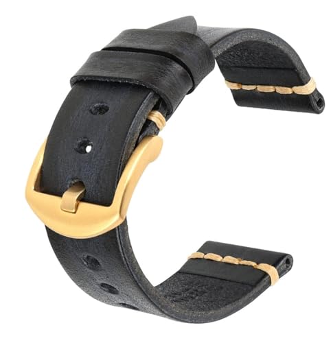 GSZCCZS Maikes Echtlederarmband für Timex-Uhrenarmband für Omega-Uhrenarmband für E-Armbänder von GSZCCZS