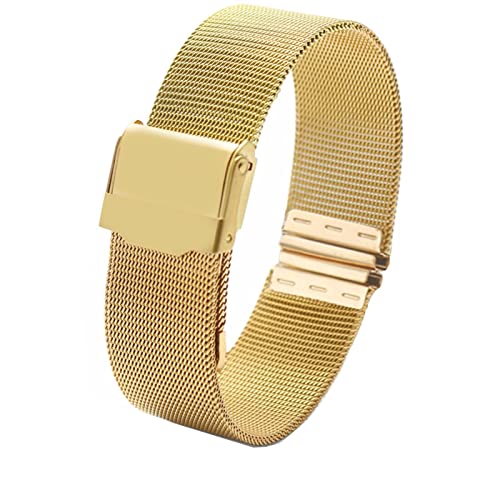 GSZCCZS Milanese Loop weiblich Einfaches Armband 12 13 14 15 16 17 18 19 20 22 mm Metallgewebe Modetrend-Armband Für DW AR-Uhrenarmband von GSZCCZS