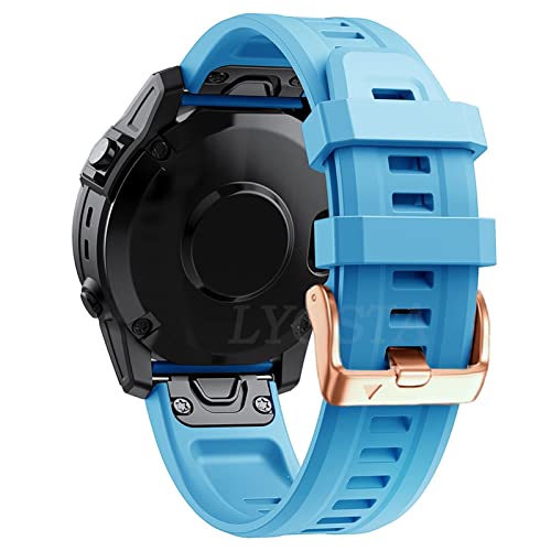 GSZCCZS Offizielles Silikonarmband 20 mm Handgelenkband für Garmin Fenix ​​7S 5S 6SPro Instinct 2 Smart Watch Band QuickFit Gürtel Armband von GSZCCZS