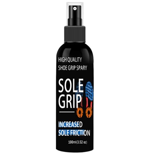 GTFYUDGH Sohlen-Grip-Spray, Grip-Spray für die Unterseite von Basketballschuhen | 100 ml Basketball-Schuhsohlenspray,Schuhsohlenschutz, Basketballplatz-Griffverstärker für Sneaker-Schuhe von GTFYUDGH