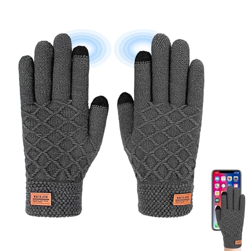 GTFYUDGH Touchscreen-Handschuhe,Touchscreen-Handschuhe Damen | Warme Touchscreen-Handschuhe wasserdichte Winterhandschuhe | Winddichte, rutschfeste Fahrradhandschuhe für Mobiltelefone und Tablets von GTFYUDGH