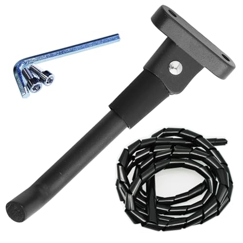 GTIWUNG Scooter Ständer Standfuß, Scooter Kickstand, Scooter-Parkständer, Fußstützenhalterung, Rollerständer, 1M Flexibler Spiralschlauch Kabelorganisation, Schwarz GTIWUNG Scooter Ständer Standfuß, Scooter Kickstand, Scooter-Parkständer, Fußstützenhalterung, Rollerständer, 1M Flexibler Spiralschlauch Kabelorganisation, Schwarz von GTIWUNG