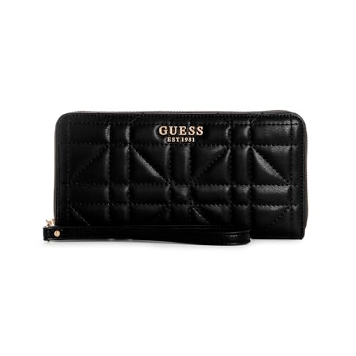 GUESS Assia SLG Zip Around Wallet L Black von GUESS