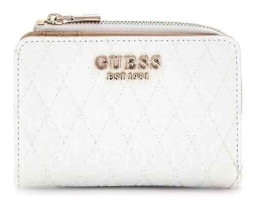 GUESS Betula Logo Zip Around Card Case White von GUESS