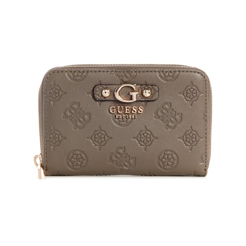 GUESS Damen Gerty Medium Zip Around Wallet, Dark Taupe, Einheitsgröße GUESS Damen Gerty Medium Zip Around Wallet, Dark Taupe, Einheitsgröße von GUESS