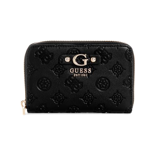 GUESS Damen Gerty Medium Zip Around Wallet, Schwarz, Einheitsgröße GUESS Damen Gerty Medium Zip Around Wallet, Schwarz, Einheitsgröße von GUESS