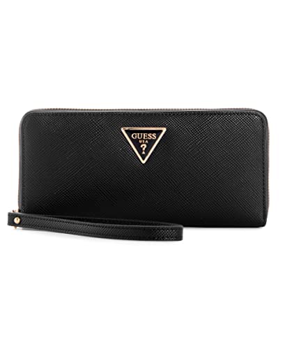 GUESS Damen Laurel Large Zip Around Wallet Große Geldbörse mit Reißverschluss, Clutch, Schwarz GUESS Damen Laurel Large Zip Around Wallet Große Geldbörse mit Reißverschluss, Clutch, Schwarz von GUESS