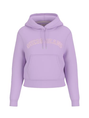 GUESS Damen-Sweatshirt GJ Hood Cropped Collegiate SWE W5GQ22K68I4 7620837068658 - Lila G487 GUESS Damen-Sweatshirt GJ Hood Cropped Collegiate SWE W5GQ22K68I4 7620837068658 - Lila G487 von GUESS