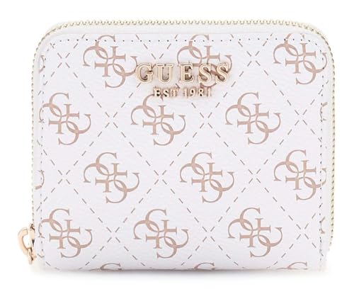 GUESS Eco Erica SLG Small Zip Around Cream Logo GUESS Eco Erica SLG Small Zip Around Cream Logo von GUESS