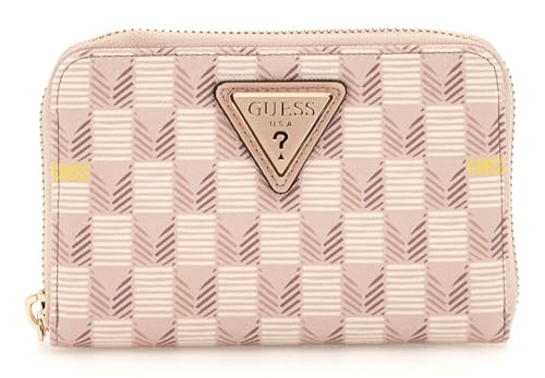 GUESS G Wave SLG Medium Zip Around Wallet Blush Logo GUESS G Wave SLG Medium Zip Around Wallet Blush Logo von GUESS