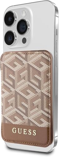 GUESS Geldbörse Card Slot GUWMSHGCFSEW GCube Stripe braun von GUESS