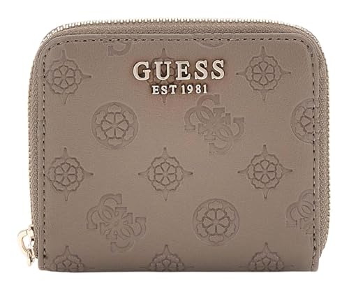 GUESS Gerty SLG Small Zip Around Wallet Dark Taupe von GUESS