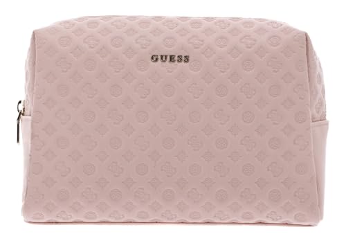 GUESS Large Top Zip Cosmetic Bag Light Pink von GUESS