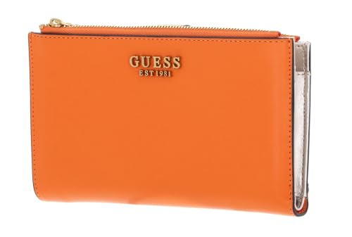 GUESS Laurel SLG Double Zip Organizer Tangerine von GUESS