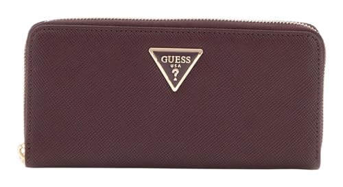 GUESS Laurel SLG Large Zip Around Wallet L Aubergine GUESS Laurel SLG Large Zip Around Wallet L Aubergine von GUESS