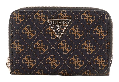 GUESS Laurel SLG Medium Double Zip Wallet M Brown Logo GUESS Laurel SLG Medium Double Zip Wallet M Brown Logo von GUESS