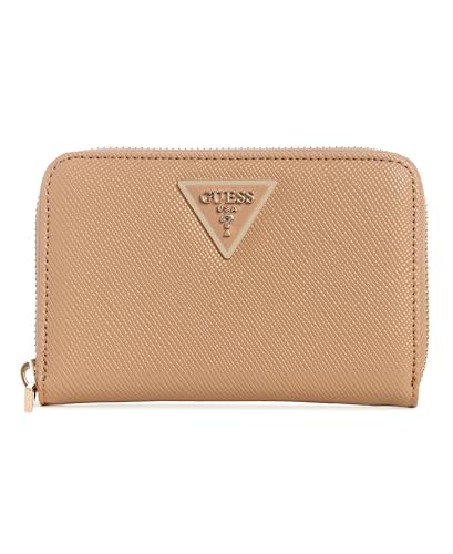 GUESS Laurel SLG Medium Zip Around Wallet Beige GUESS Laurel SLG Medium Zip Around Wallet Beige von GUESS