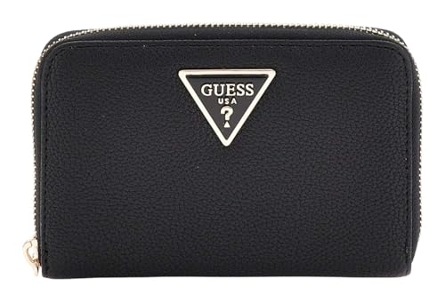 GUESS Laurel SLG Medium Zip Around Wallet Black von GUESS