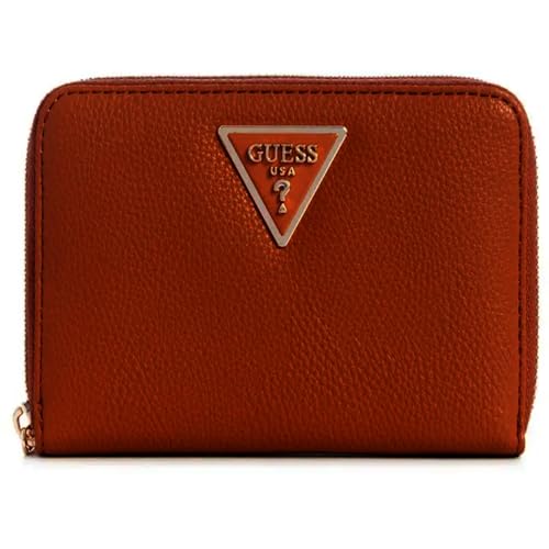 GUESS Laurel SLG Medium Zip Around Wallet Cognac von GUESS