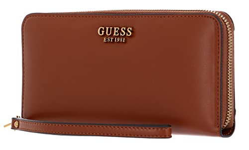 GUESS Laurel Zip Around Wallet L Cognac von GUESS