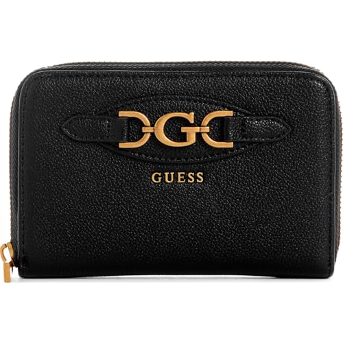 GUESS Malva SLG Damen-Handtasche, mit Reißverschluss, Größe M, Schwarz, Schwarz, One Size, Malva SLG Medium Zip Around GUESS Malva SLG Damen-Handtasche, mit Reißverschluss, Größe M, Schwarz, Schwarz, One Size, Malva SLG Medium Zip Around von GUESS