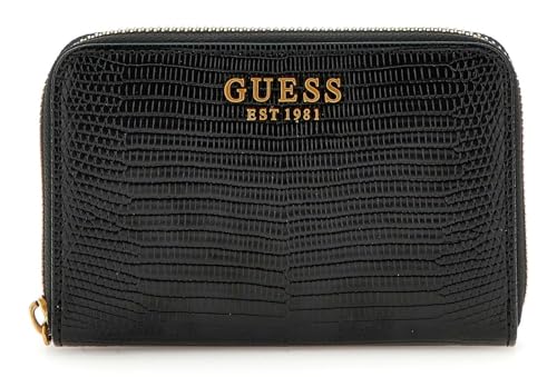 GUESS Sibel SLG Medium Zip Around Wallet Black GUESS Sibel SLG Medium Zip Around Wallet Black von GUESS