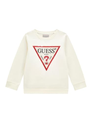 Guess LS Active Top Sweatshirts Langarm Weiß Cream White 5 von GUESS