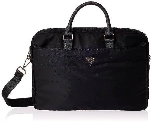 Guess Tasche GUCB15NTMLBK 16" schwarz Nylon Triangle Logo, 16 Zoll Guess Tasche GUCB15NTMLBK 16" schwarz Nylon Triangle Logo, 16 Zoll von GUESS