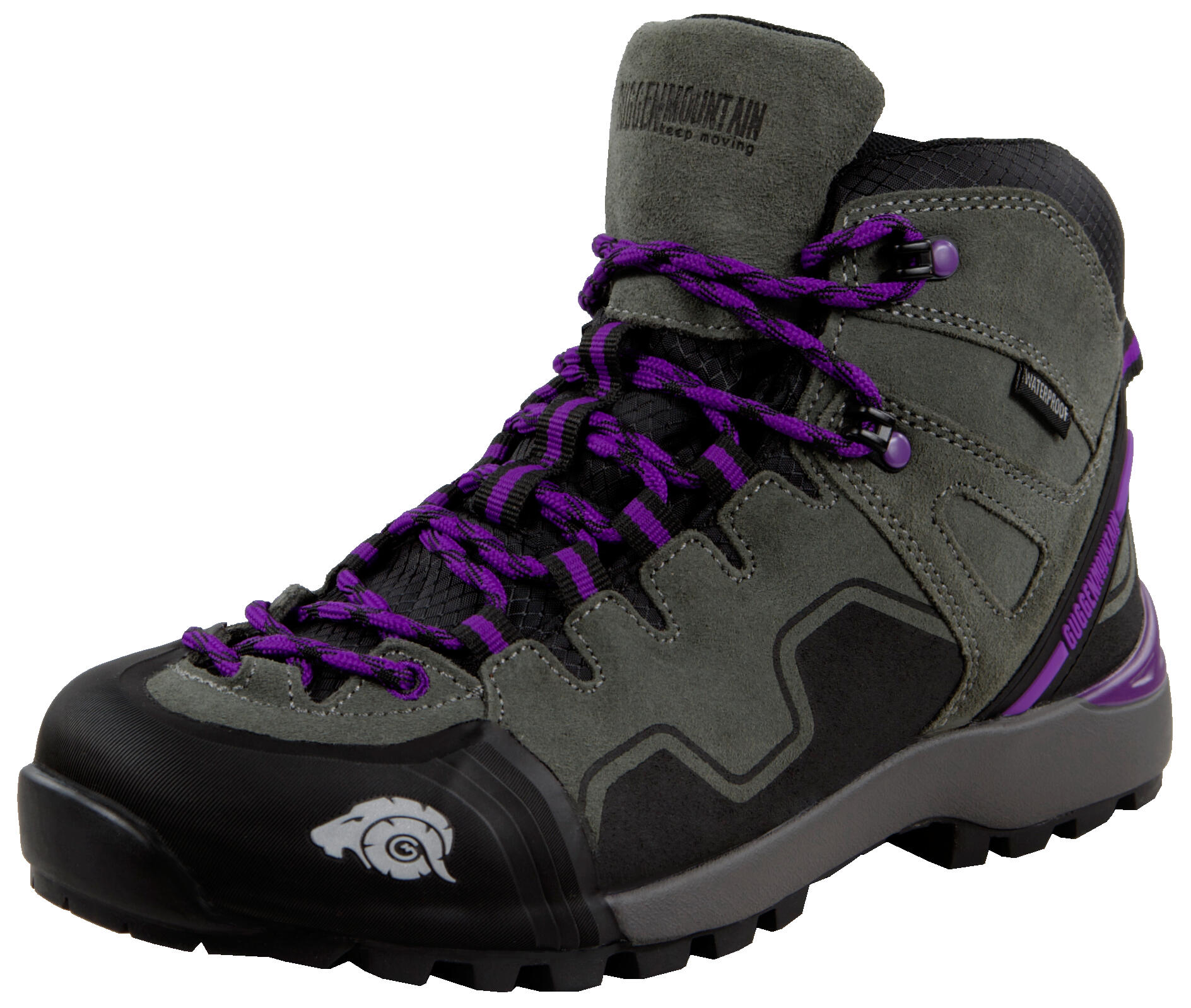 GUGGEN Mountain PM021 Damen Trekking-& Wanderstiefel Wildleder von GUGGEN MOUNTAIN