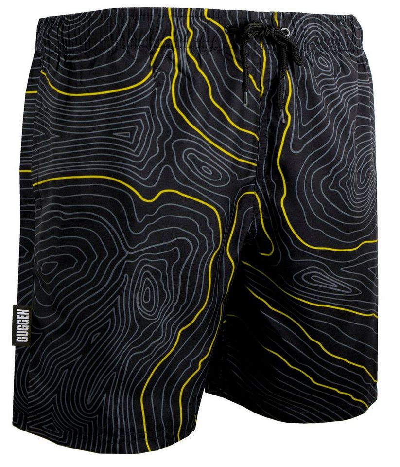 GUGGEN Mountain Badehose Badehose Herren Badeshorts Schnelltrocknend Boardshorts Beachshorts Streifen Karriert Badeshorts mit Kordel Gummizug Innenslip GUGGEN Mountain Badehose Badehose Herren Badeshorts Schnelltrocknend Boardshorts Beachshorts Streifen Karriert Badeshorts mit Kordel Gummizug Innenslip von GUGGEN Mountain