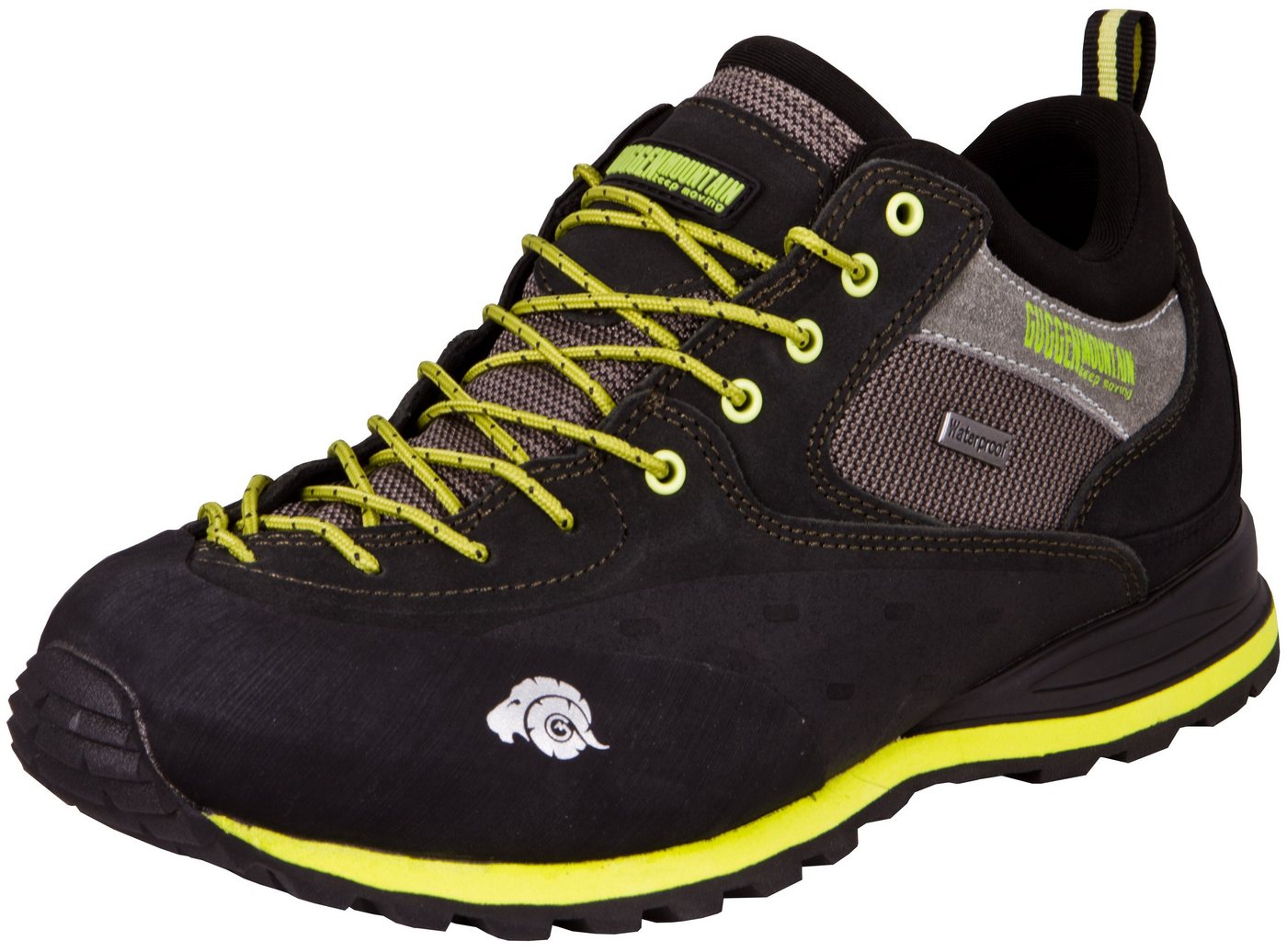 GUGGEN Mountain Trekkingschuh Wanderschuh Herren Zustiegschuh PT022 Gelb Outdoorschuh Verstärkte Schuhspitze Bergschuhe Leder, Herrenwanderschuh GUGGEN Mountain Trekkingschuh Wanderschuh Herren Zustiegschuh PT022 Gelb Outdoorschuh Verstärkte Schuhspitze Bergschuhe Leder, Herrenwanderschuh von GUGGEN Mountain