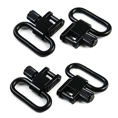 4 STÜCK 2,54cm Schnellverschluss Riemenbügel Sling Swivel für Gewehrriemen Luftgewehr Schraube Holzpfosten 4 STÜCK 2,54cm Schnellverschluss Riemenbügel Sling Swivel für Gewehrriemen Luftgewehr Schraube Holzpfosten von GUGULUZA