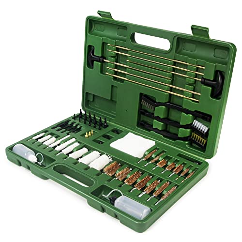 GUGULUZA Universal Waffenreinigungsset für Gewehr Pistole Pistolen Schrotflinte Schwarz Kunststoff Fall,Armeegrün GUGULUZA Universal Waffenreinigungsset für Gewehr Pistole Pistolen Schrotflinte Schwarz Kunststoff Fall,Armeegrün von GUGULUZA