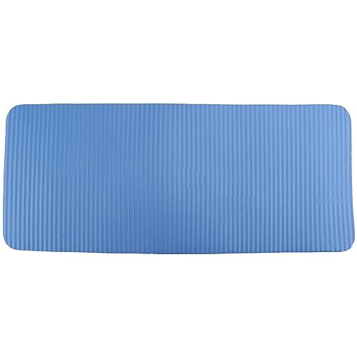 GUIJIALY 15 mm dicke Yogamatte, Komfort-Schaumstoff, Knie-, Ellenbogen- und Ellenbogenschoner, Matten für Yoga, Pilates, Indoor-Pads, Fitnesstraining, Blau von GUIJIALY