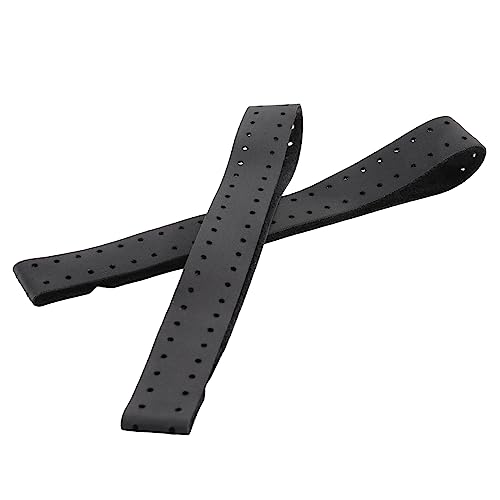 -Armband für Herzfrequenzmesser, verstellbar, atmungsaktiv, weich, Schwarz, 2 Stück von GUIJIALY